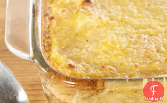 Gratin De Polenta À La Bolognaise Aux Champignons
