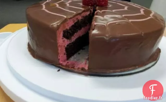 Gâteau Mousse Chocolat Framboise