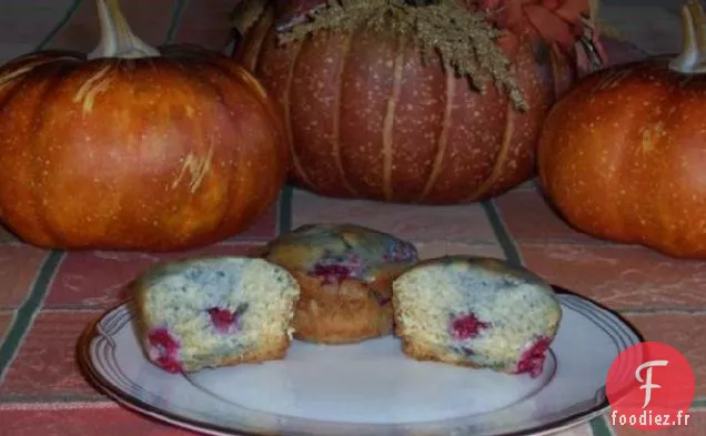 Muffins à la Framboise Et au Citron