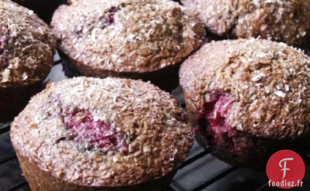 Muffins au Son de framboise Carver Brewing Company