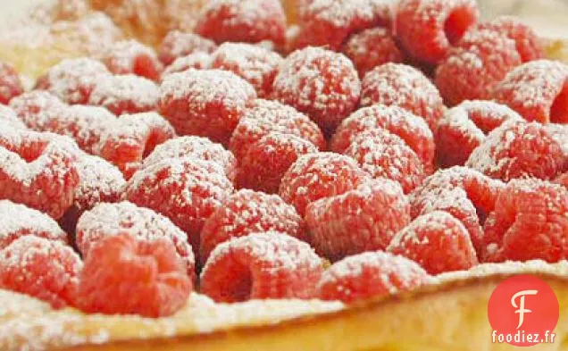 Crêpe Feuilletée au Four aux Framboises Fraîches