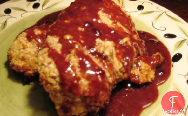 Poulet En Croûte De Pacanes Et Sauce Aux Framboises