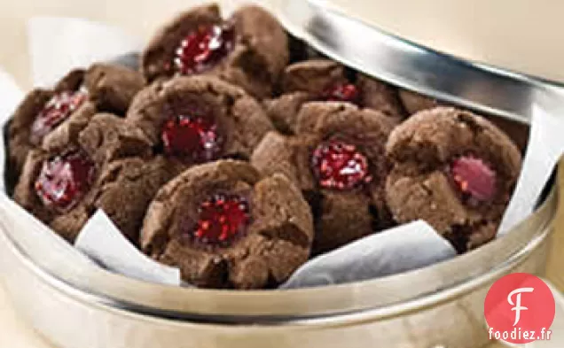Empreintes de Pouce Chocolat Framboise