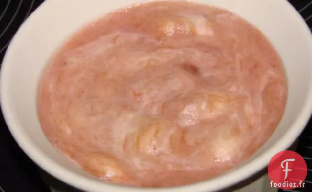 Mousse de Framboise Rhubarbe