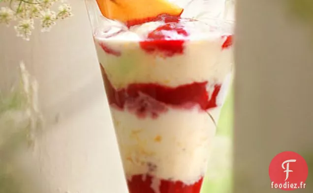 Peach Melba Parfaits