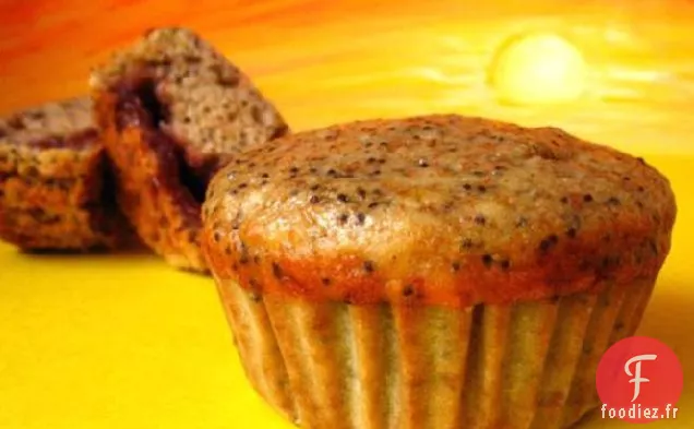 Muffins aux Graines de Pavot Sunrise