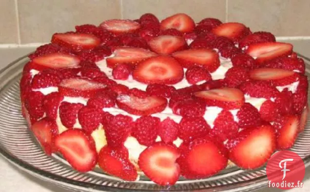 Gâteau Au Fromage À La Crème Irlandaise Aux Baies Mélangées