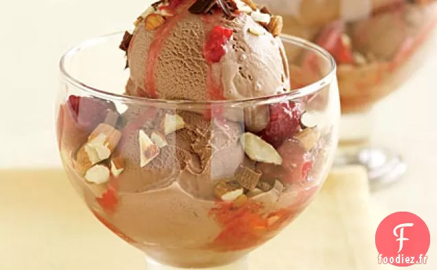 Sundaes Double Chocolat-Framboise