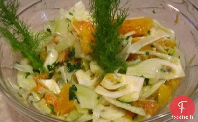 Salade d'Orange Sanguine et de Fenouil