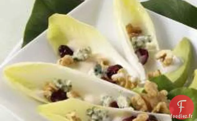 Endive Belge Au Roquefort, Noix Et Canneberges
