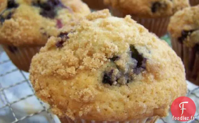 Muffins aux Miettes de Myrtilles