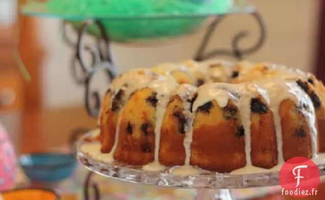 Meilleur Gâteau Bundt au Citron Et aux Myrtilles
