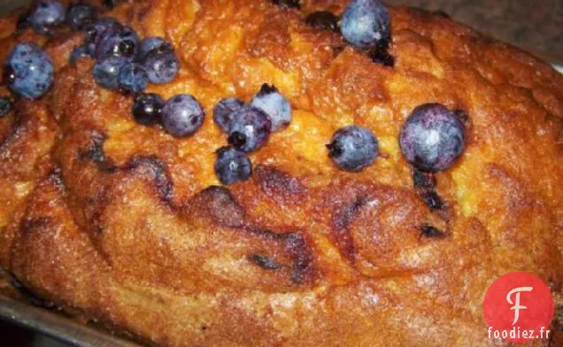 Pain au Thé aux Myrtilles et au Citron