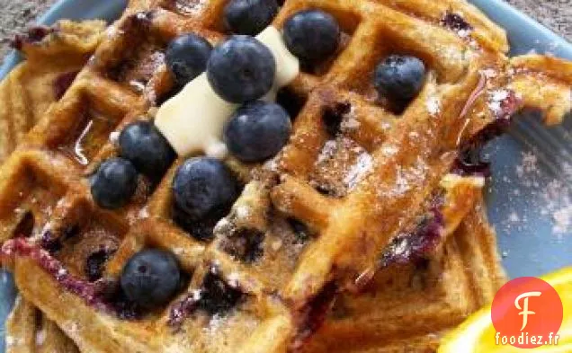 Crêpes De Blé Entier À La Compote De Myrtilles