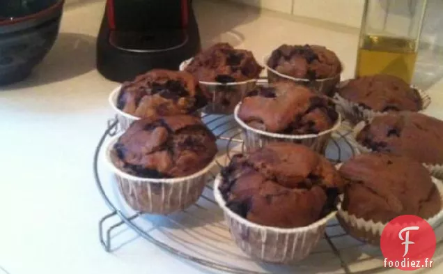 Muffins Diabétiques aux Myrtilles