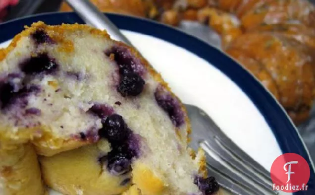 Gâteau au Yaourt aux Myrtilles
