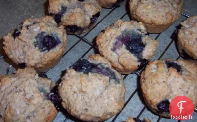 Muffins Noix de Coco et Myrtilles