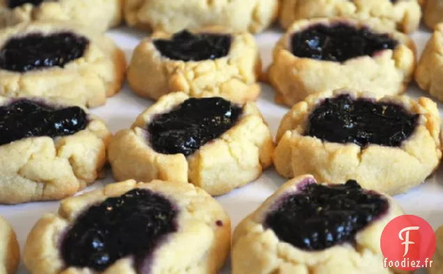 Biscuits à l'empreinte de Myrtille