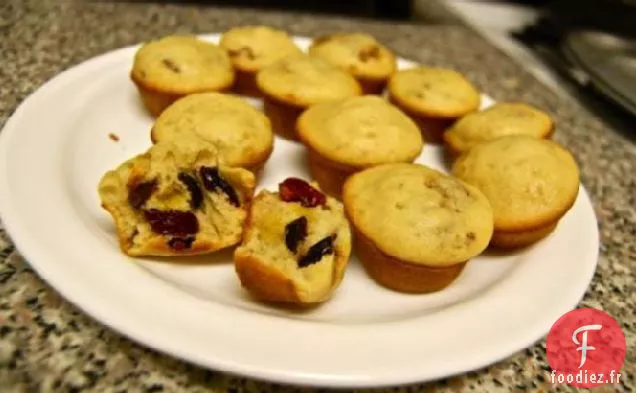 Mini Muffins Aux Myrtilles (Ou Aux Pépites De Chocolat)