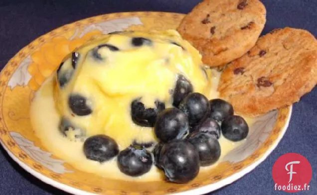 Mousse Congelée Canadienne à l'Érable et aux Bleuets