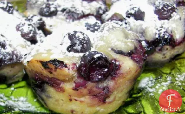 Muffins aux Myrtilles et au Citron