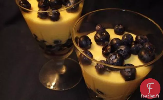Myrtilles à la Crème d'Orange