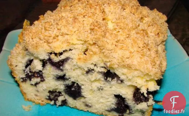 Gâteau de Petit Déjeuner aux Flocons d'Avoine aux Myrtilles