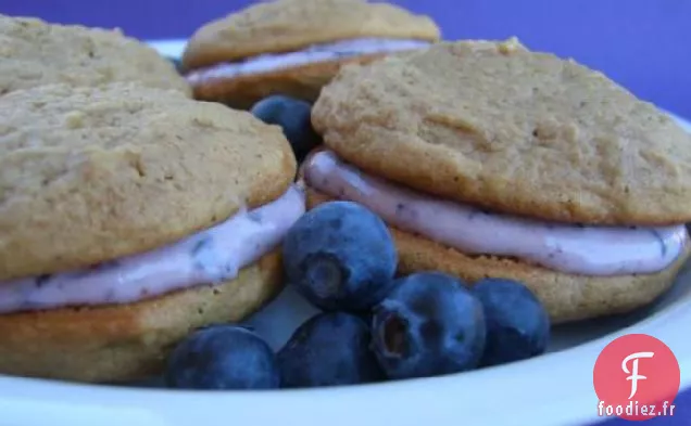 Tartes Whoopie aux Myrtilles