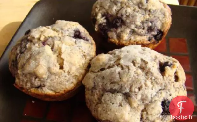 Muffins aux Myrtilles Épicés