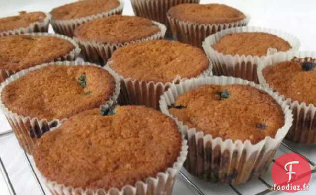 Muffins au Café aux Myrtilles de Contessa Aux Pieds Nus
