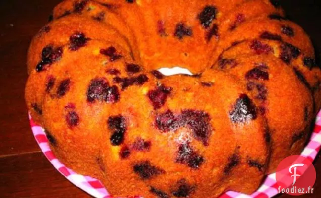 Gâteau au Fromage à la Crème aux Myrtilles