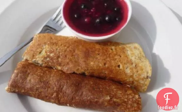 Sirop de Crêpes aux Myrtilles - Faible Teneur en glucides