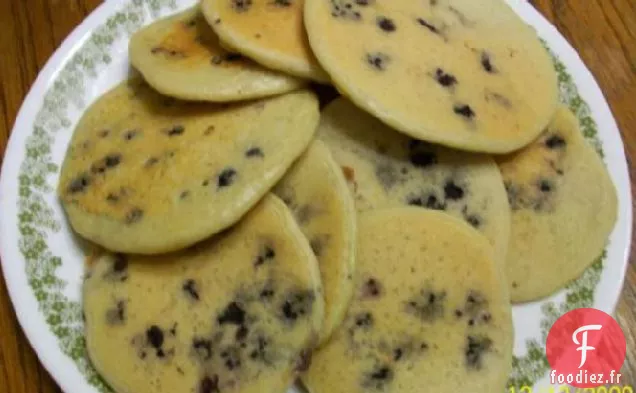 Crêpes aux Myrtilles Et à l'Orange