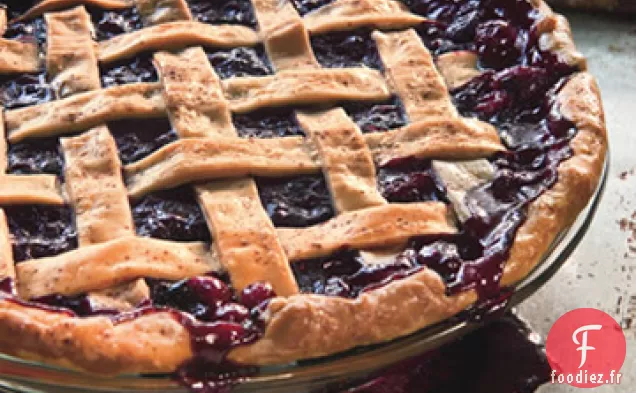 Tarte aux Canneberges et aux Myrtilles Sauvages