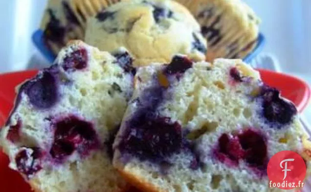 Muffins aux Myrtilles de la Nouvelle-Angleterre