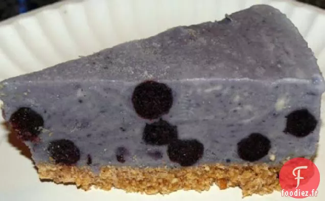 Tarte à la Crème Glacée aux Myrtilles