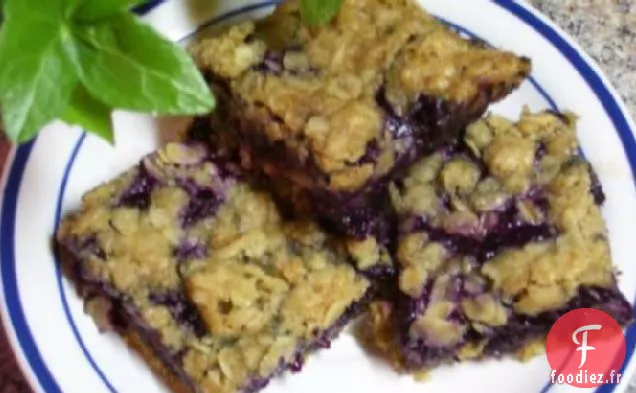 Carrés d'avoine aux bleuets - Starbucks Copycat