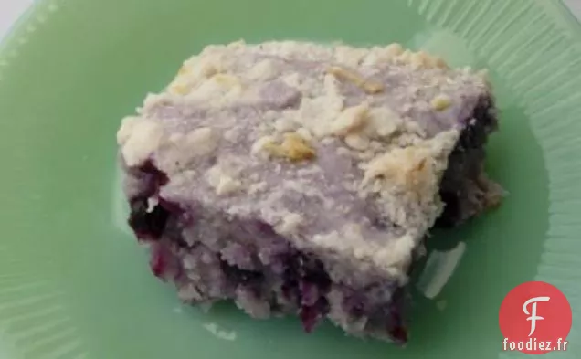 Gâteau au Café au Fromage à la Crème aux Myrtilles