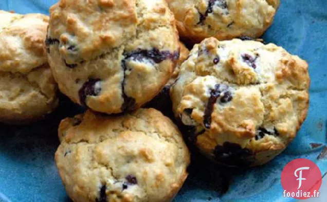 Muffins aux Myrtilles (sans Sucre Raffiné)