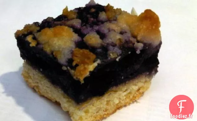Barres de Petit-déjeuner aux Myrtilles