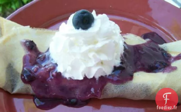 Crêpes aux Myrtilles (Diabétiques)