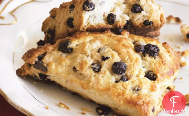 Scones au Citron Meyer et aux Bleuets Séchés