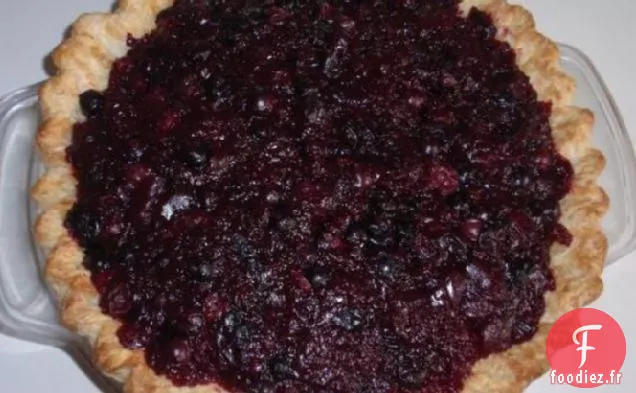 Tarte au Fromage à la Crème aux Myrtilles