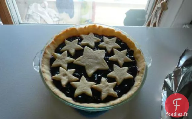 Tarte aux Biscuits aux Myrtilles