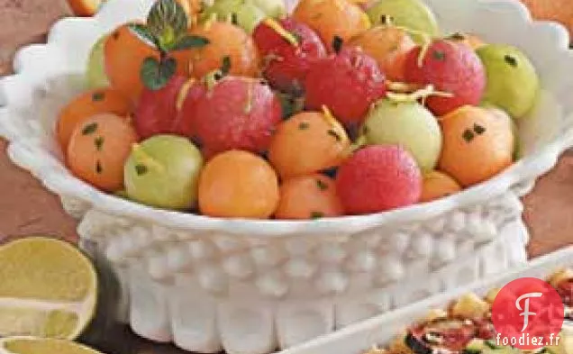 Jambon Grillé À l'Ananas et Cantaloup