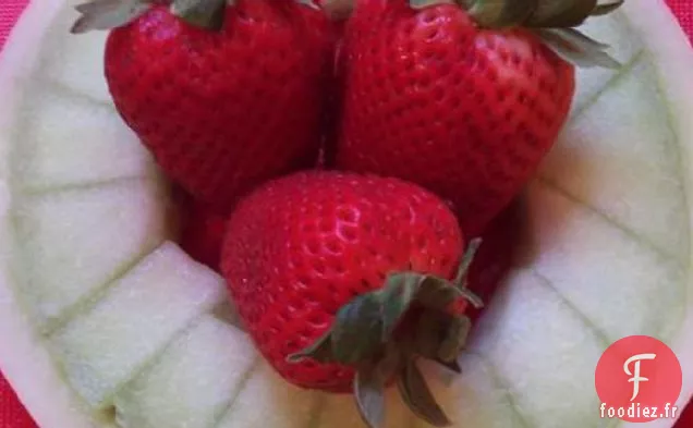 Anneaux de Melon aux Fraises