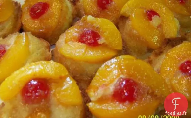 Muffins à la Pêche à l'Envers