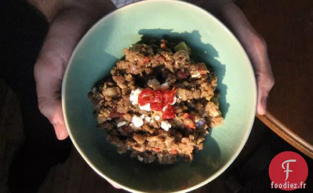 Salade De Lentilles Aux Tomates Séchées Et À La Feta