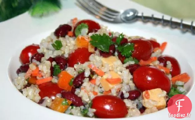 Salade de Haricots Confettis et Riz