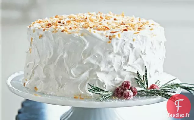 Gâteau à la Noix de Coco avec Glaçage à la Crème au Beurre